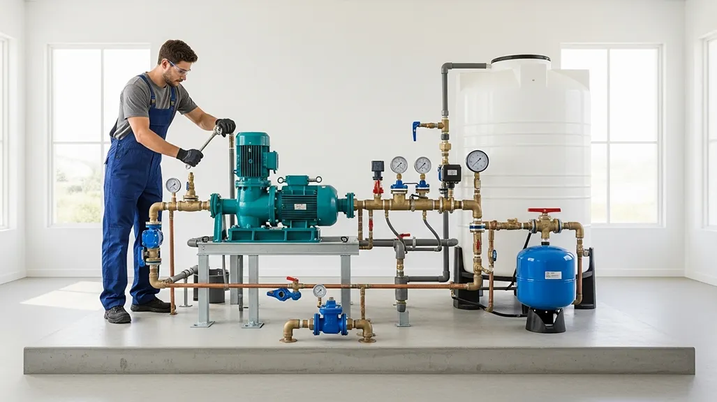 نکات مهم هنگام لولهکشی پمپ آب خانگی آنشی