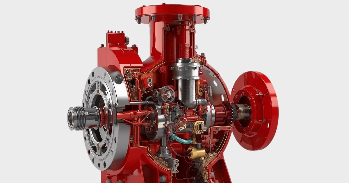 طراحی داخلی پمپ آب